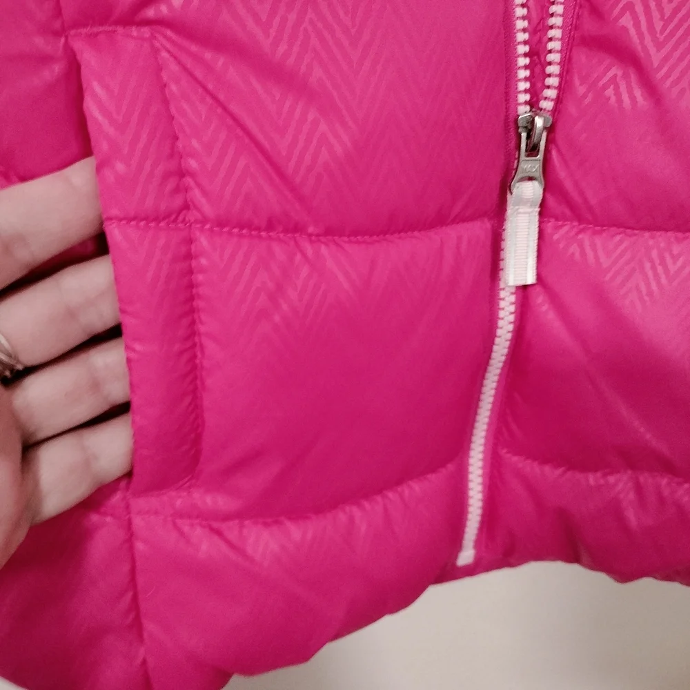 Wonder Nation Fuchsia Kids Puffer Jacket